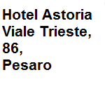 Albergo 3 stelle con accesso direttamente alla spiaggia, dispone di 2 tipologie di camere: standard e superiore, offre internet gratuito. Indirizzo della struttura: vl. Trieste 86 Pesaro tel. 0721.33696 - fax 0721.33936