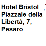 Hotel 4 stelle situato direttamente sulla spiaggia, dispone di camere Delux vista mare con balconcino, Delux vista mare, Mini Suite Panoramica Vista Mare, Suite Junior con Terrazza Panoramica, Suite Presidenziale con Terrazza Panoramica. Indirizzo della struttura: P.za della Libert, 7 Pesaro  tel. 0721.30507 - fax 0721.376413