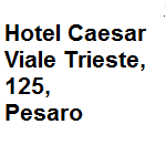 Situato a 4.7 km dal Parco Naturale del Monte San Bartolo, Hotel Caesar Pesaro offre una piscina sul tetto, una terrazza sul tetto e una piscina esterna stagionale. Indirizzo della struttura: vl. Trieste 125 Pesaro  tel. 0721.69227/279645 - cell. 335.7010947 - fax 0721.65183