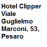 Albergo categoria 3 stelle, dispone di 54 camere, offre ai clienti la connessione ad internet gratuita. Indirizzo della struttura: vl. Marconi 53 Pesaro  tel. 0721.30915 - fax 0721.33525