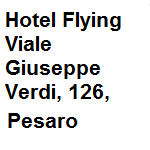 Albergo a tre stelle ubicato a 400 metri dal mare dispone di camere singole doppie triple offre internet gratuito. Indirizzo della struttura vl. Giuseppe Verdi 126 Pesaro  tel. 0721.69219/370456 - cell. 338.8541695 - fax 0721.67428