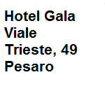 Albergo categoria 3 stelle, dispone di 40 camere, offre ai clienti la connessione ad internet gratuita. Indirizzo della struttura: vl. Triste 49 Pesaro  tel. 0721.35114 - fax 0721.34126