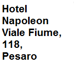 Albergo categoria 4 stelle, dispone di 51 camere, offre ai clienti la connessione ad internet gratuita. Indirizzo della struttura: vl. Fiume 118 Pesaro tel. 0721.31160 - fax 0721.32627 