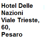 Albergo categoria 3 stelle, dispone di 55 camere, offre ai clienti la connessione ad internet gratuita. Indirizzo della struttura: vl. Trieste 60  Pesaro tel. 0721.69534/35179/50941 - fax 0721.33550