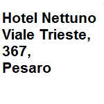 Albergo 3 stelle ubicato a 20 metri dalla spiaggia, offre vari servizi gratuiti come parcheggio, piscina, wireless in tutto l'hotel, giochi per bambini. Indirizzo della struttura: vl. Trieste 367 Pesaro  tel. 0721.400440 - fax 0721.268383