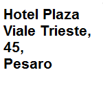 Albergo a 3 stelle hotel informale sul mare con camere luminose ristorante sobrio terrazza offre internet gratuito. Indirizzo della struttura vl.Trieste 45 Pesaro  tel. 0721.64379/34928 - fax 0721.64379