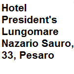 Hotel 3 stelle ubicato sul lungomare di Pesaro offre camere sobrie ristorante confortevole e terrazza panoramica con vista sul mare offre internet gratuito. Indirizzo della struttura: lungomare Nazario sauro 33 Pesaro  tel. 0721.32976/370456 - cell. 338.8541695 - fax 0721.67428