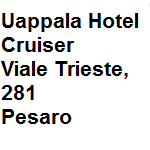 Albergo categoria 4 stelle, dispone di 120 camere e di 10 suite ed e' posizionato fronte mare. Dispone inoltre di Piscina Esterna. Offre ai clienti la connessione ad Internet gratuita. Indirizzo della struttura: Vl. Trieste 281 Pesaro  tel. 0721.388100 - fax 0721.388600