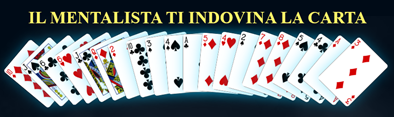 il mentalista ti indovina la carta